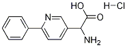 2-氨基-2-(6-苯基-3-吡啶)乙酸盐酸盐结构式_1134915-37-9结构式