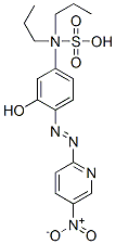 2-(5-硝基-2-吡啶偶氮基)-5-(N-丙基-N-磺丙氨基)苯酚结构式_113516-70-4结构式