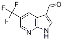 5-(三氟甲基)-1H-吡咯并[2,3-b]吡啶-3-甲醛结构式_1135283-53-2结构式