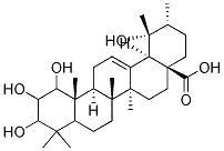 1,2,3,19-Tetrahydroxy-12-ursen-28-oic acid Structure,113558-03-5Structure