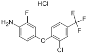 4-[2-Chloro-4-(trifluoromethyl)phenoxy]-2-fluoroaniline hydrochloride Structure,113674-95-6Structure