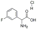 2-氨基-2-(3-氟苯基)乙酸盐酸盐结构式_1137474-81-7结构式