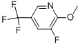 3-Fluoro-2-methoxy-5-(trifluoromethyl)pyridine Structure,1138011-20-7Structure