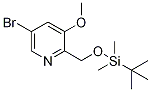 5-Bromo-2-((tert-butyldimethylsilyloxy)methyl)-3-methoxypyridine Structure,1138443-85-2Structure