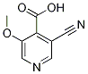 3-Cyano-5-methoxyisonicotinic acid Structure,1138444-09-3Structure