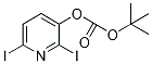 Tert-butyl 2,6-diiodopyridin-3-yl carbonate Structure,1138444-12-8Structure