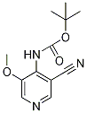 Tert-butyl 3-cyano-5-methoxypyridin-4-ylcarbamate Structure,1138444-19-5Structure