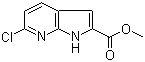 1H-Pyrrolo[2,3-b]pyridine-2-carboxylic acid, 6-chloro-, methyl ester Structure,1140512-58-8Structure