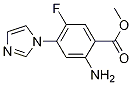 2-氨基-5-氟-4-(1H-咪唑-1-基)苯甲酸甲酯结构式_1141669-51-3结构式