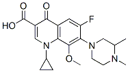 1-Cyclopropyl-7-(3,4-dimethylpiperazin-1-yl)-6-fluoro-8-methoxy-4-oxo-quinoline-3-carboxylic acid Structure,114213-69-3Structure
