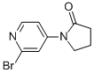 2-Pyrrolidinone, 1-(2-bromo-4-pyridinyl)- Structure,1142194-75-9Structure