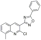 2-氯-8-甲基-3-(5-苯基-1,2,4-噁二唑-3-基)喹啉结构式_1142201-67-9结构式