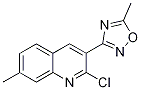 2-氯-7-甲基-3-(5-甲基-1,2,4-噁二唑-3-基)喹啉结构式_1142201-75-9结构式