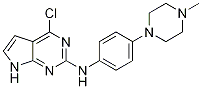 4-氯-N-(4-(4-甲基哌嗪-1-基)苯基)-7H-吡咯并[2,3-d]嘧啶-2-胺结构式_1142946-17-5结构式