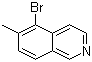 5-溴-6-甲基-异喹啉结构式_1146298-61-4结构式