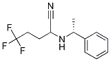 Pentanenitrile, 5,5,5-trifluoro-2-[[(1R)-1-phenylethyl]amino]- Structure,1146699-59-3Structure