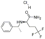Pentanamide, 5,5,5-trifluoro-2-[[(1R)-1-phenylethyl]amino]-, hydrochloride (1:1), (2R)- Structure,1146699-61-7Structure
