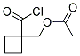 1-[(乙酰基氧基)甲基]环丁烷羰酰氯结构式_114671-91-9结构式