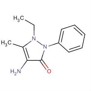 4-氨基-1-乙基-5-甲基-2-苯基吡唑-3-酮结构式_114682-26-7结构式