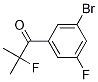 1-Propanone, 1-(3-bromo-5-fluorophenyl)-2-fluoro-2-methyl- Structure,1147871-75-7Structure