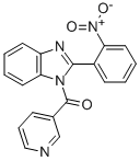 Methanone, [2-(2-nitrophenyl)-1H-benzimidazol-1-yl]-3-pyridinyl- Structure,1148018-33-0Structure