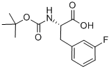 Boc-Phe(3-F)-OH结构式_114873-01-7结构式