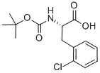 BOC-L-2-Chlorophe Structure,114873-02-8Structure