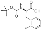 BOC-D-2-Fluorophe Structure
