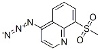 4-叠氮基-8-(甲基磺酰基)-喹啉结构式_114935-78-3结构式