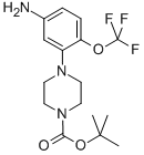 4-[5-氨基-2-(三氟甲氧基)苯基]-1-哌嗪羧酸-1,1-二甲基乙酯结构式_1149660-55-8结构式