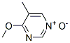 (9CI)-4-甲氧基-5-甲基嘧啶 1-氧化物结构式_114969-58-3结构式