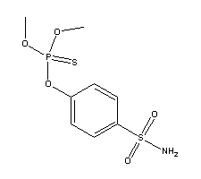 畜蜱磷结构式_115-93-5结构式