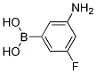 (3-氨基-5-氟苯基)硼酸结构式_1150114-48-9结构式