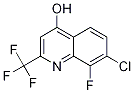 7-Chloro-8-fluoro-2-(trifluoromethyl)quinolin-4-ol Structure,1150164-84-3Structure