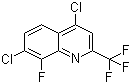 4,7-二氯-8-氟-2-(三氟甲基)喹啉结构式_1150164-86-5结构式