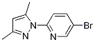 5-溴-2-(3,5-二甲基吡唑-1-基)吡啶结构式_1150164-92-3结构式