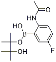 2-乙酰氨基-5-氟苯硼酸频那醇酯结构式_1150271-55-8结构式