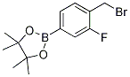4-Bromomethyl-3-fluorophenylboronic acid, pinacol ester Structure,1150271-74-1Structure