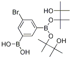 5-溴-1,3-亚苯基二硼酸频那醇酯结构式_1150561-62-8结构式
