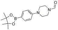 4-(4-甲酰基哌嗪)苯硼酸频那醇酯结构式_1150561-69-5结构式