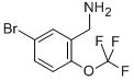 5-Bromo-2-(trifluoromethoxy)benzenemethanamine Structure,1152088-62-4Structure