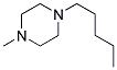 (9ci)-1-甲基-4-戊基-哌嗪结构式_115281-17-9结构式