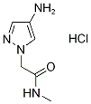 2-(4-氨基-1H-吡唑-1-基)-n-甲基乙酰胺结构式_1152853-30-9结构式