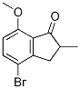 4-溴-7-甲氧基-2-甲基-2,3-二氢-1H-茚-1-酮结构式_1155261-18-9结构式