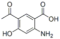 5-乙酰基-2-氨基-4-羟基苯甲酸结构式_115651-29-1结构式