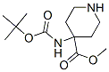 Methyl 4-(Boc-amino)piperidine-4-carboxylate Structure,115655-44-2Structure