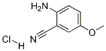 2-氨基-5-甲氧基-苯甲腈盐酸盐结构式_115661-38-6结构式