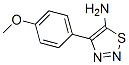 5-Amino-4-(4-methoxyphenyl)-1,2,3-thiadiazole Structure,115842-95-0Structure