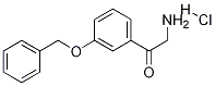 2-氨基-1-(3-(苄氧基)苯基)乙酮盐酸盐结构式_115851-99-5结构式