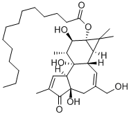 13-豆蔻酸酯佛波醇结构式_115905-51-6结构式
